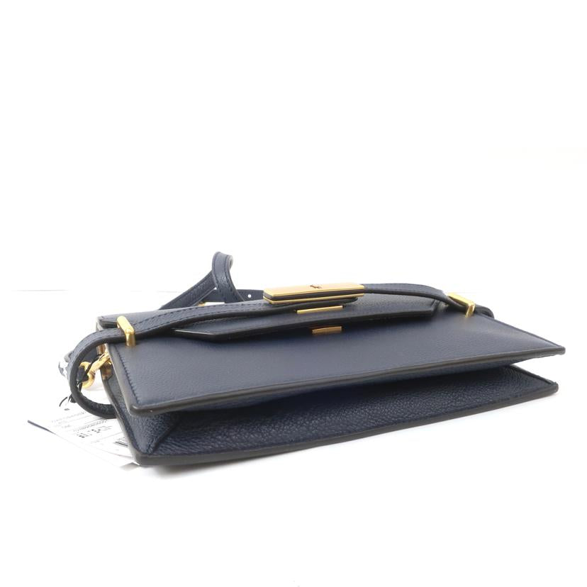 POLO RALPH LAUREN ラルフローレン/PoloIDレザークロスボディ クラッチ ショルダーバッグ ネイビー/WAPOBAG02720008//SAランク/65