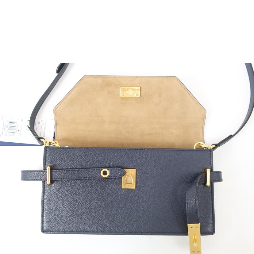 POLO RALPH LAUREN ラルフローレン/PoloIDレザークロスボディ クラッチ ショルダーバッグ ネイビー/WAPOBAG02720008//SAランク/65