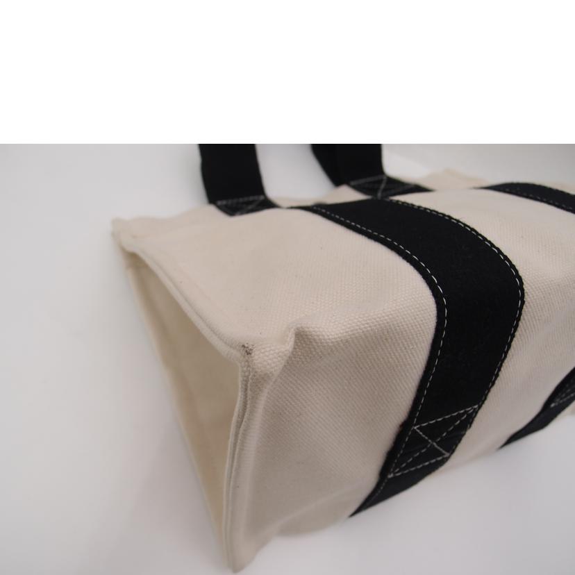 HERMES エルメス トートバッグ キャンバス ユニセックス/ボラボラPM/アイボリー×ブラック//ABランク/69