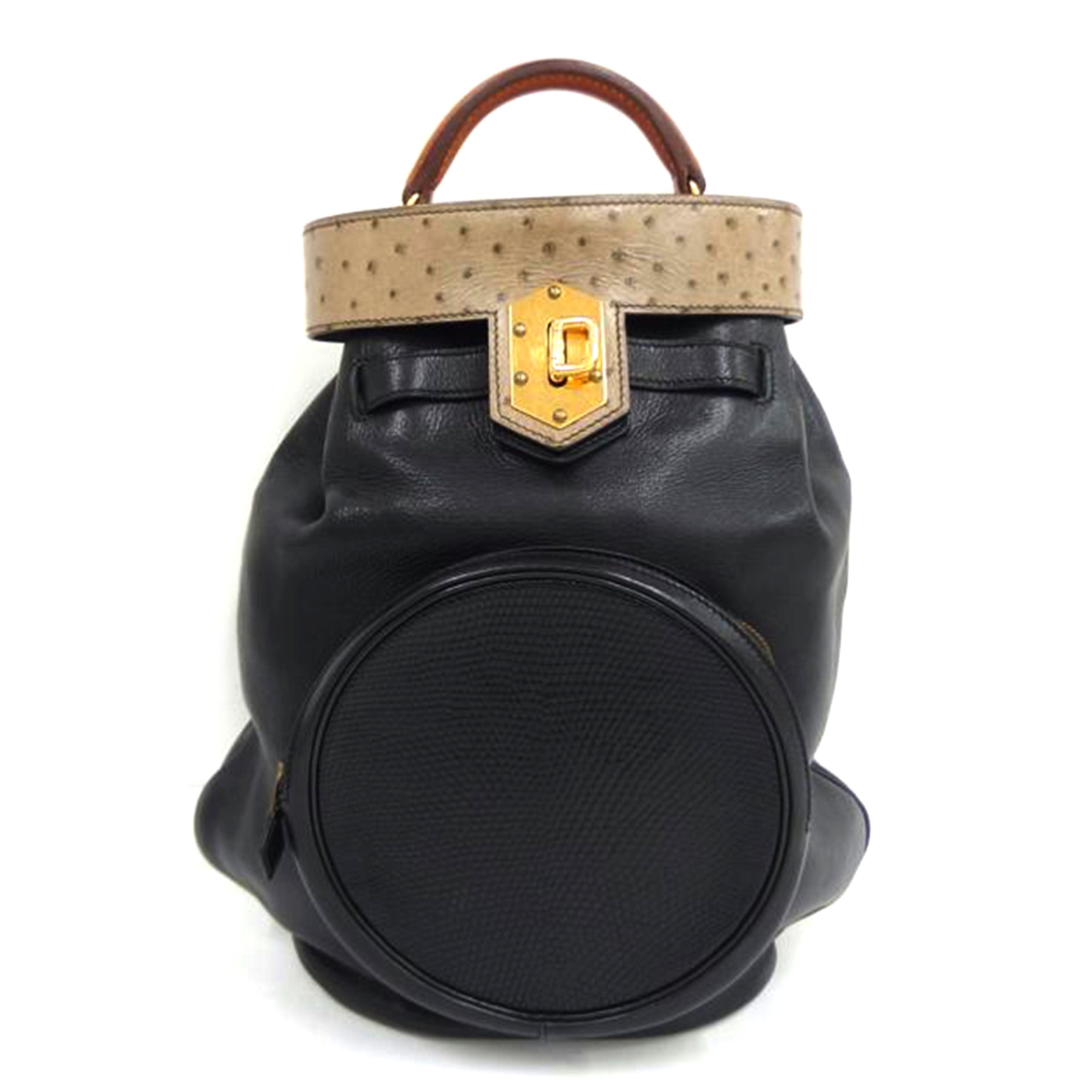 HERMES エルメス/スマックPM/リザード/ブラックオリーブ//ABランク/82