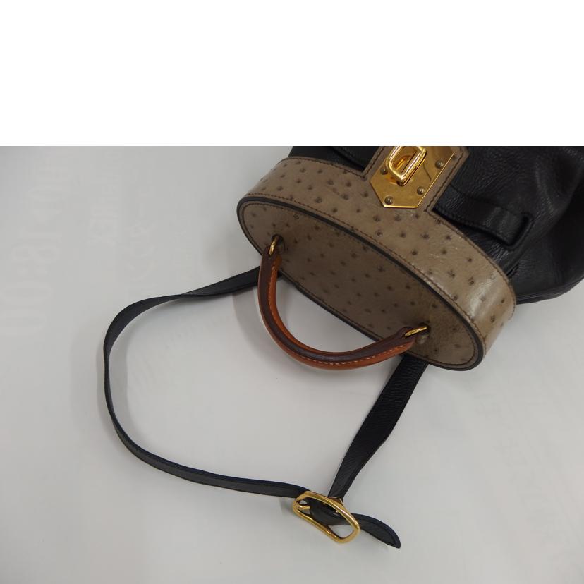 HERMES エルメス/スマックPM/リザード/ブラックオリーブ//ABランク/82