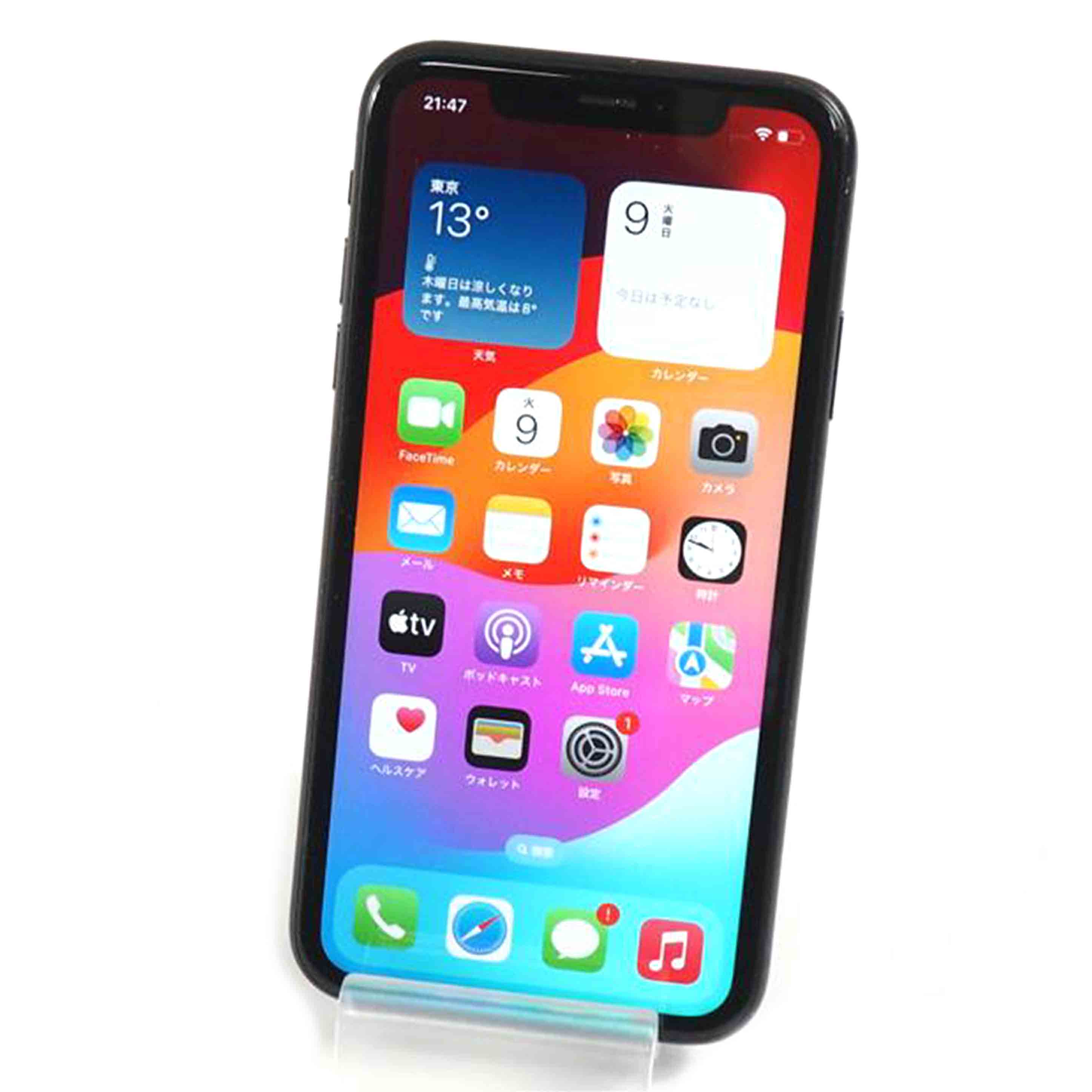 Apple(docomo アップル(ドコモ/IPhoneXR 64GB ブラック/MT002J/A/C6KXK8KAKXKX/2018/携帯電話/Bランク/79【中古】 Amazon | 【整備済み品】 Apple iPhone XR 64GB ブラック SIM