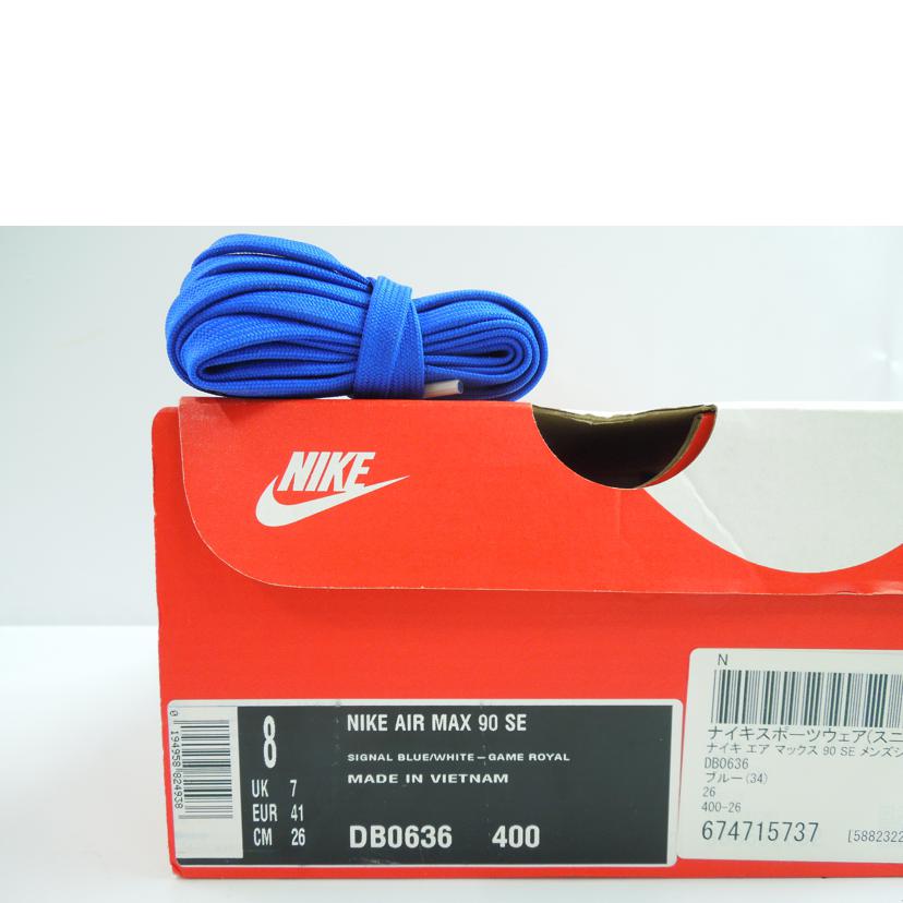 NIKE ナイキ/NIKE AIR MAX 90 SE/DB0636-400//Cランク/83