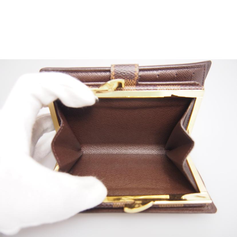 LV ルイ・ヴィトン/ポルトフォイユ・ヴィエノワ/ダミエ/エベヌ/N61674 //CA0095/ABランク/76