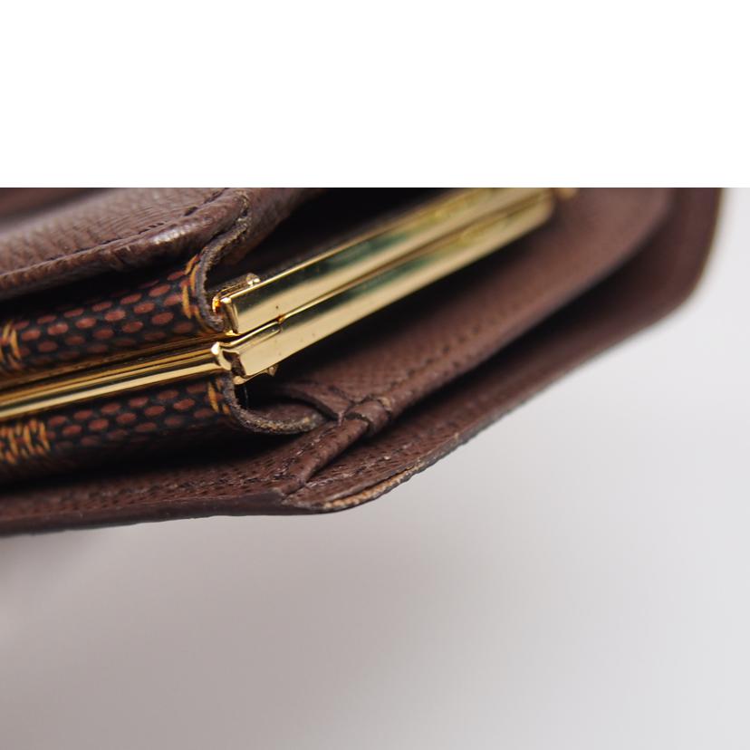 LV ルイ・ヴィトン/ポルトフォイユ・ヴィエノワ/ダミエ/エベヌ/N61674 //CA0095/ABランク/76