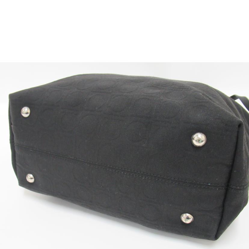 Ferragamo/トートバッグ/キャンバス・ガンチーニ柄/AU-21/4909//ABランク/63