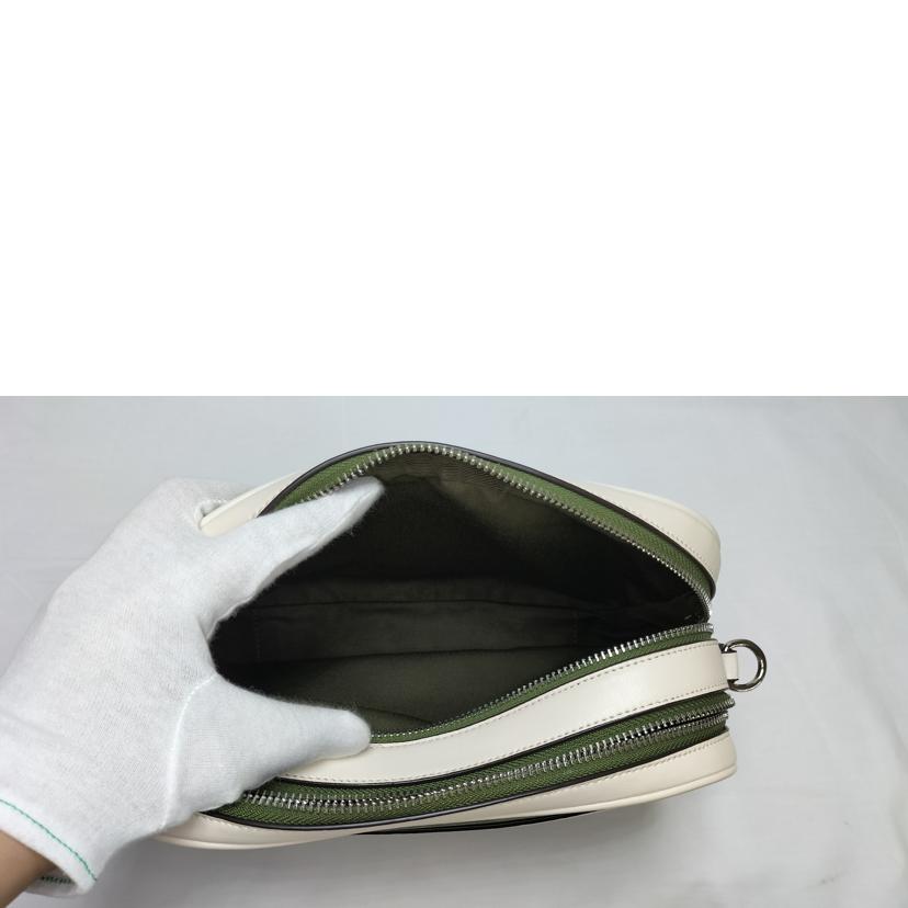 COACH コーチ/シグネチャー ショルダーバッグ グリーン ホワイト/68168//ABランク/52