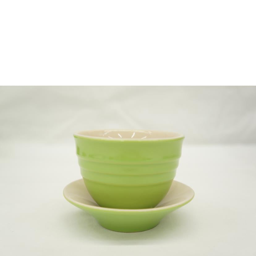 LE CREUSET ル・クルーゼ/ポット・カップ&ソーサー4客/5点セット//Sランク/05