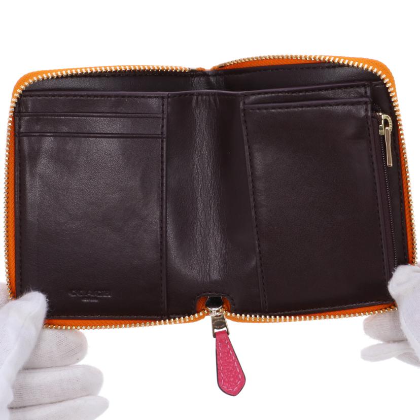 COACH コーチ/シグネチャーラウンド財布/2637IMR1U//ABランク/75