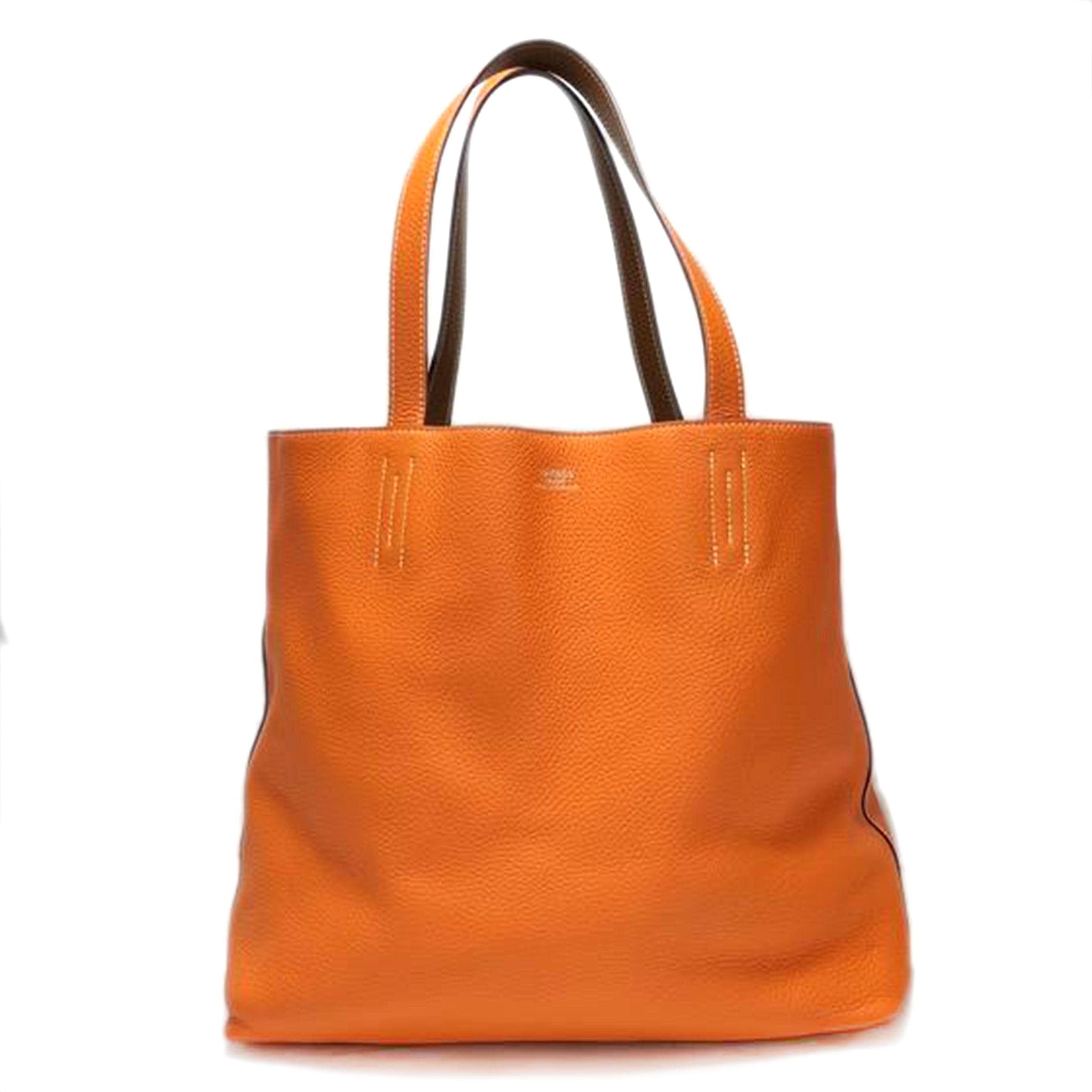 HERMES エルメス/ドゥブルセンス45 トリヨン オレンジ//□Q/Aランク/52