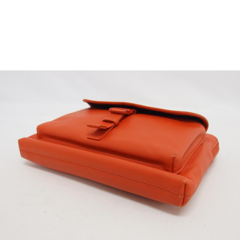 COACH コーチ/レザークラッチバッグ/オレンジ/1172//B2044/Bランク/04