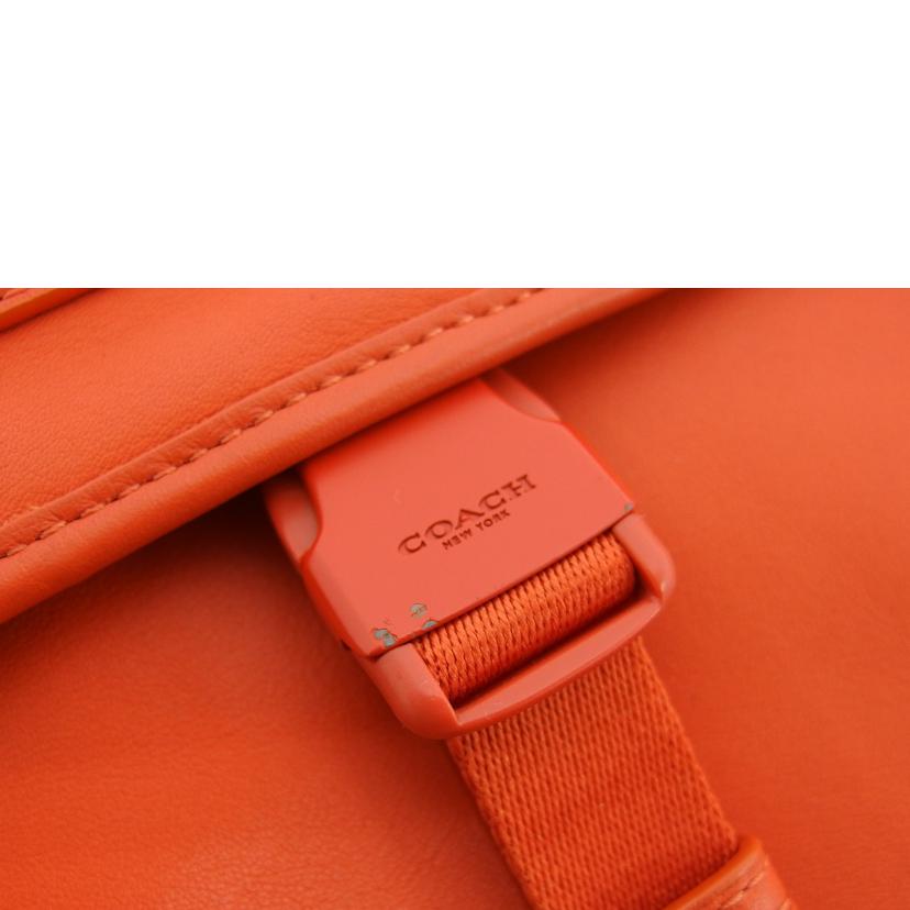 COACH コーチ/レザークラッチバッグ/オレンジ/1172//B2044/Bランク/04