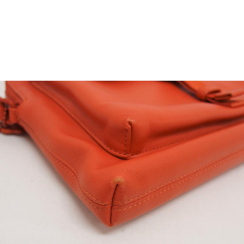 COACH コーチ/レザークラッチバッグ/オレンジ/1172//B2044/Bランク/04