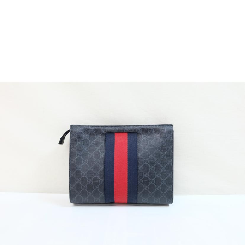 GUCCI グッチ/ウェブストライプクラッチバック/475316//218*/ABランク/71