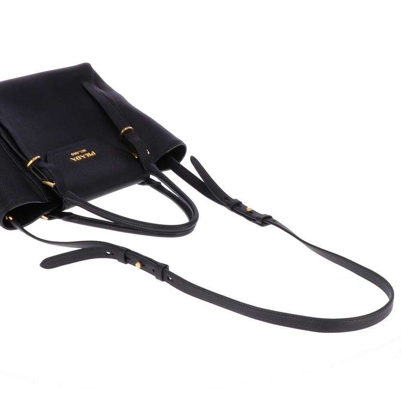 PRADA プラダ/レザー2WAYハンド/ブラック/1BA270//Bランク/75