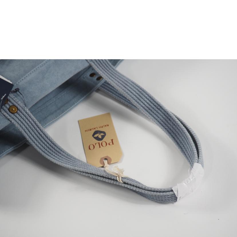 POLO RALPH LAUREN ポロラルフローレン/キャンバス ミディアム トートバッグ //SAランク/79