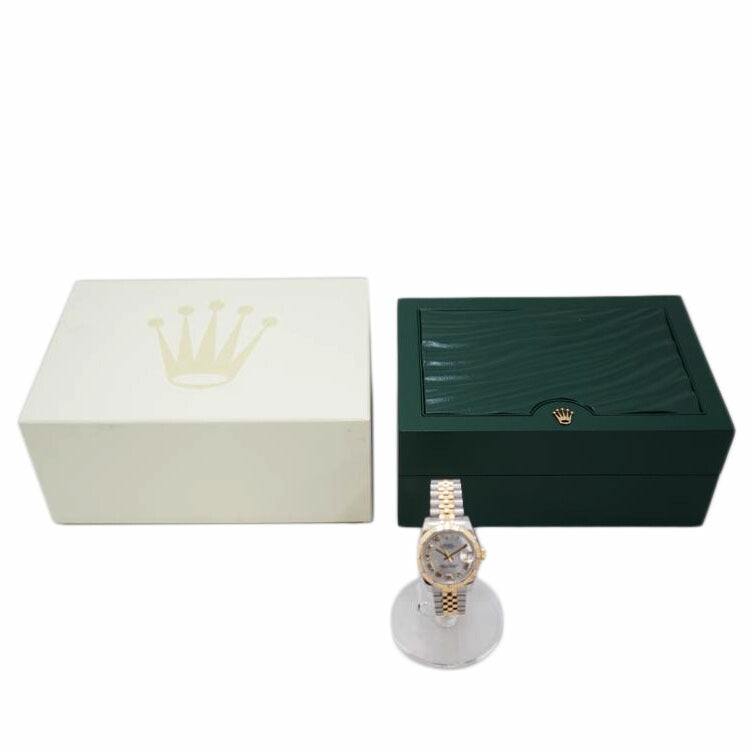 ROLEX ロレックス/デイトジャスト ベゼルダイヤ シェル文字盤/178313//0LY37923/Aランク/67