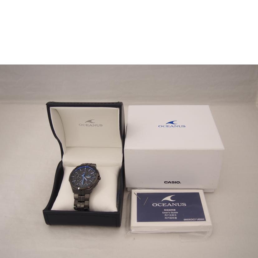 CASIO カシオ/OCEANUS マンタ/SS/電波ソーラー/OCW-S5000B//ABランク/76