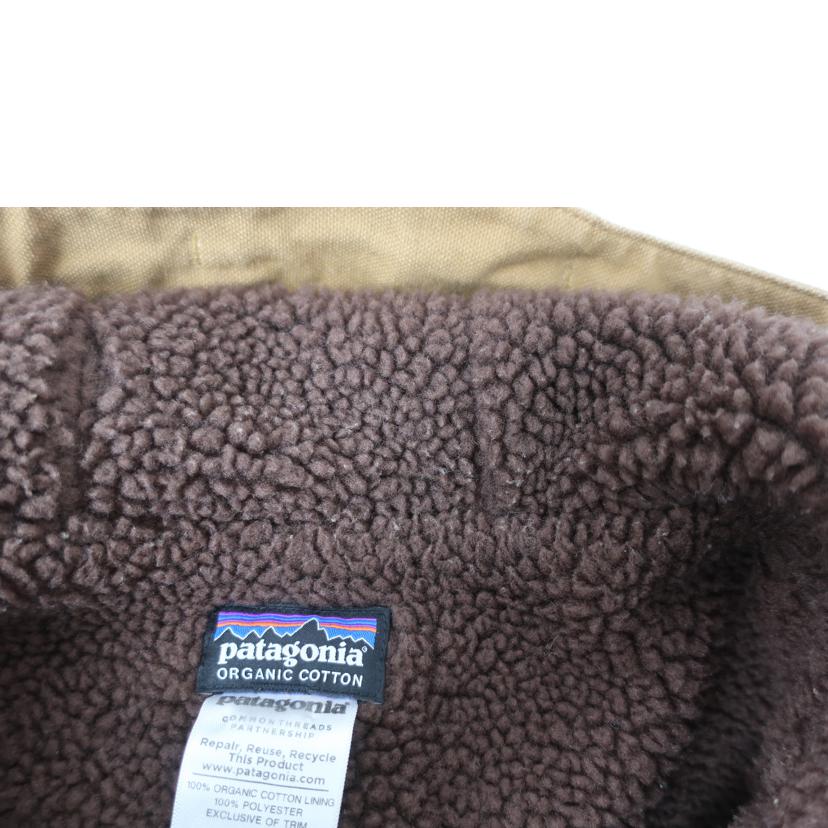 Patagonia パタゴニア/ラインドキャンバスフーディー ジャケット/Mサイズ/ライトカーキ×ブラウン/27163//ABランク/65
