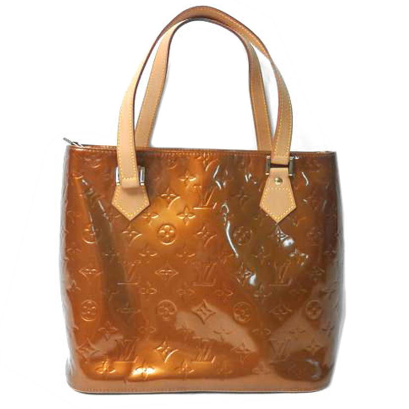 LOUIS VUITTON ルイ・ヴィトン/ヒューストン/ヴェルニ/ブロンズ/M91122/LM1***/Bランク/84【中古】
