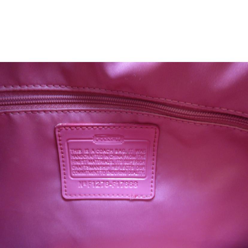 COACH コーチ/シグネチャー/ナイロントートバッグ/F17668//F1276/Bランク/13