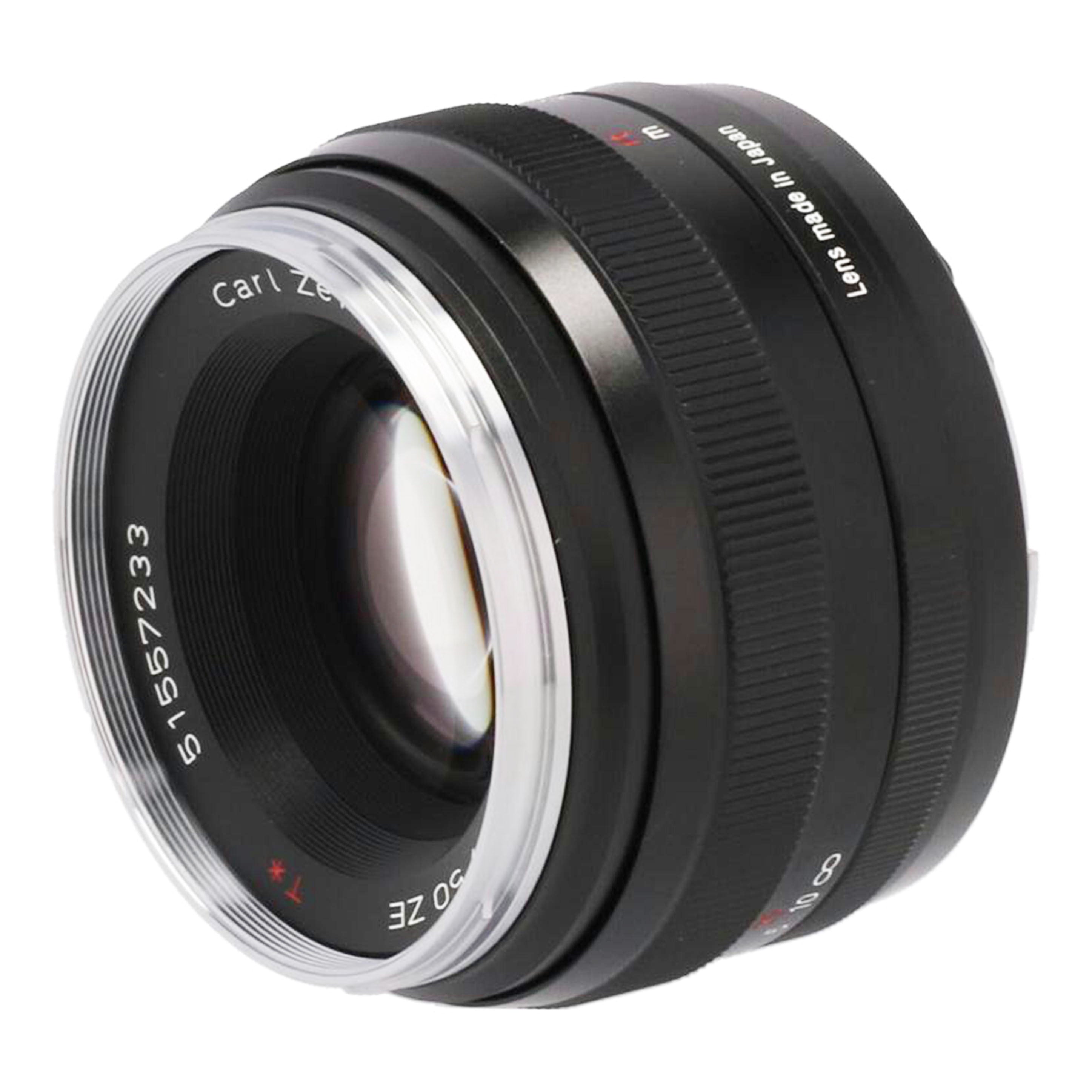 Carl Zeiss カールツァイス/交換レンズ/50mm ZE/Planar T* 1.4