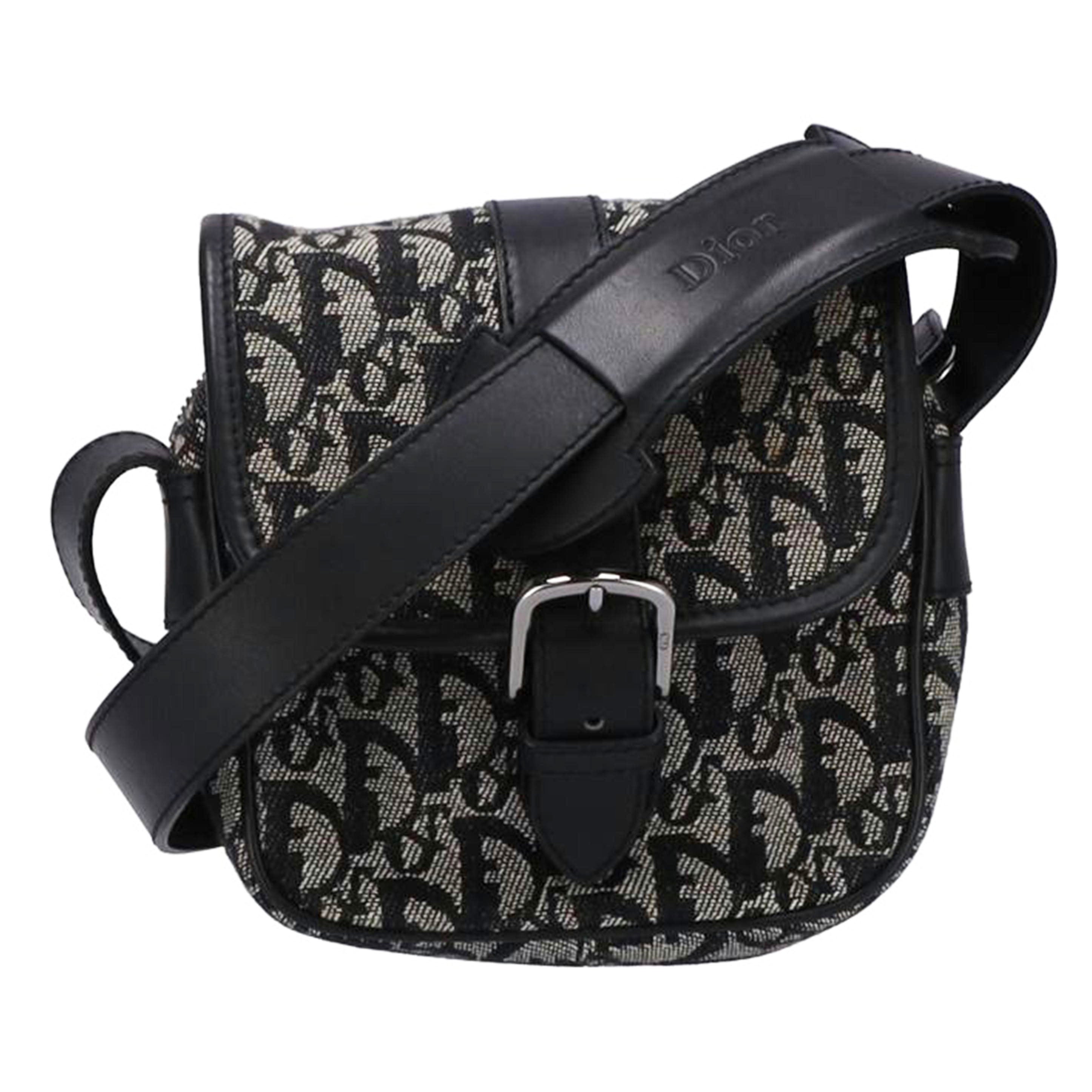 C.Dior クリスチャンディオール/ロゴジャガードフラップショルダー//02RU0043/ABランク/75