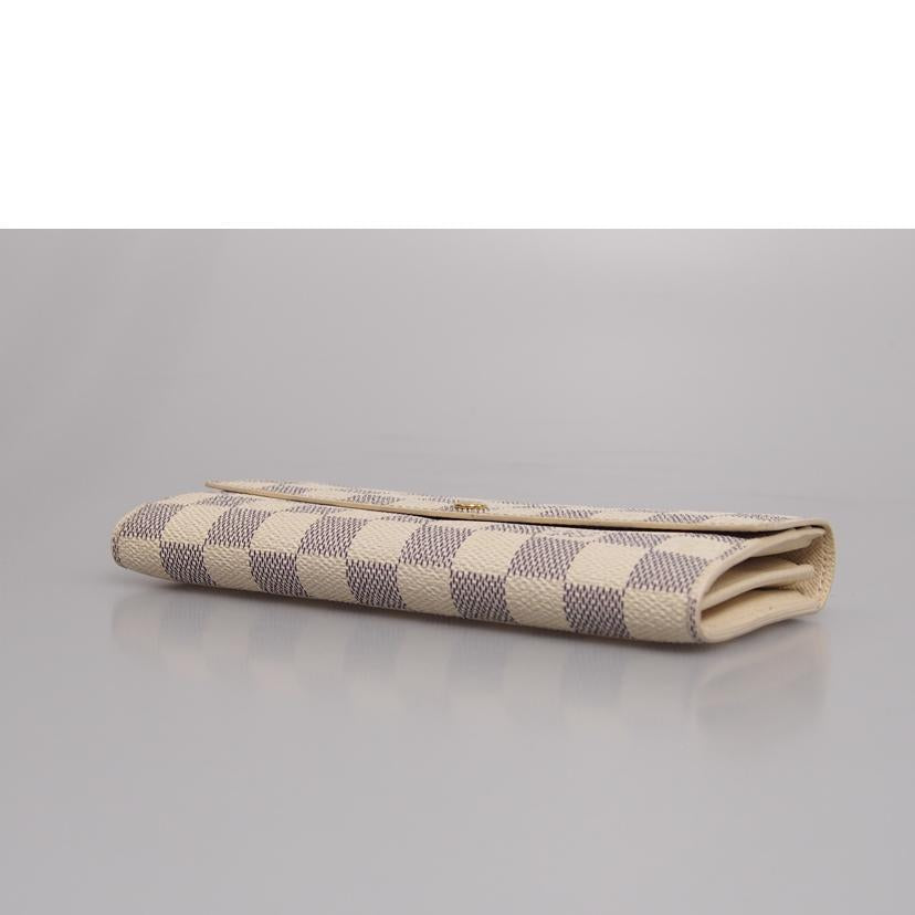 LV ルイ・ヴィトン/ポルトフォイユ・サラ/ダミエ/アズール/N61735//TH3098/ABランク/76