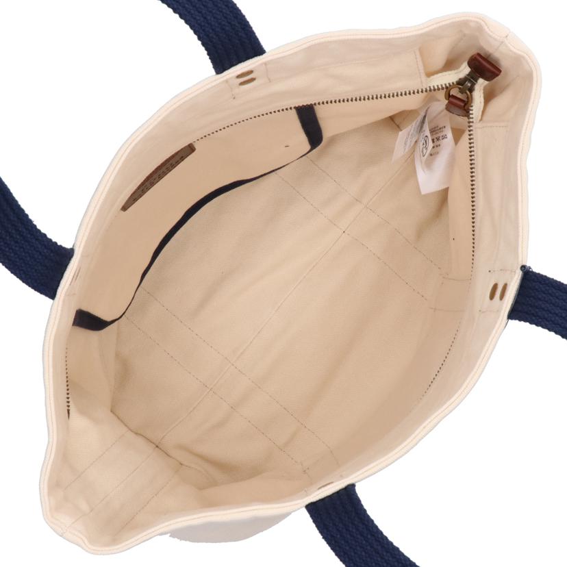 RALPH LAUREN ラルフローレン/キャンバス ミディアム POLOベア トート/WAPOBAG0G620350//Aランク/75