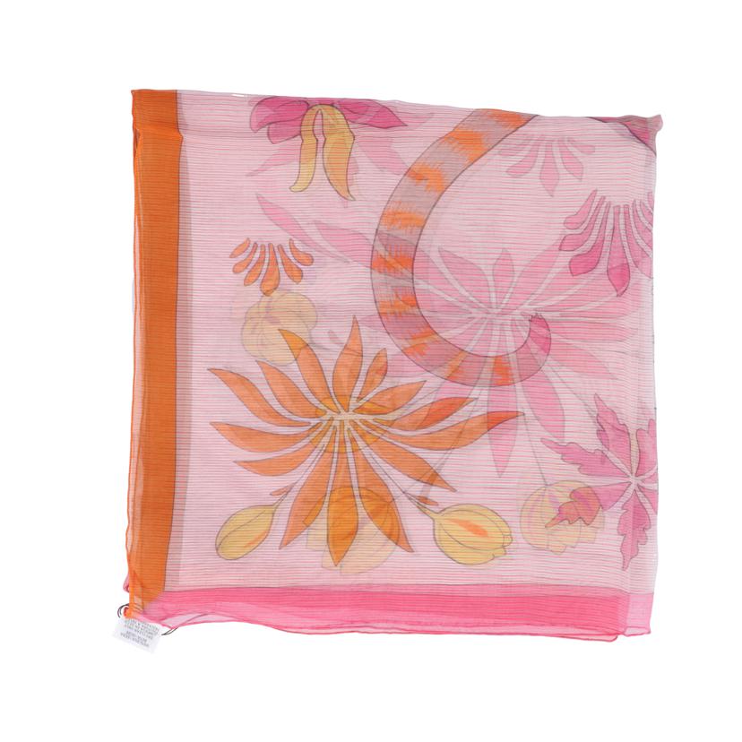 HERMES エルメス/カレジュアン/シルクモスリン140/レオパード//2022SS/SAランク/75