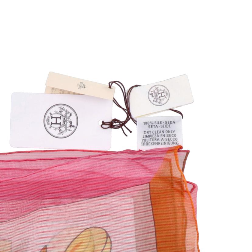 HERMES エルメス/カレジュアン/シルクモスリン140/レオパード//2022SS/SAランク/75