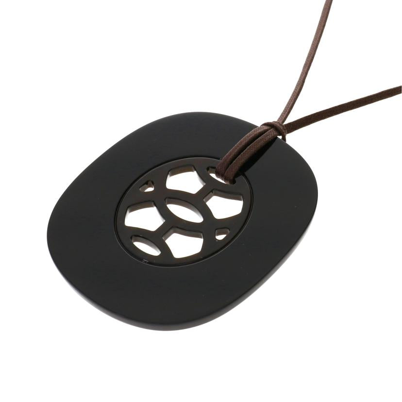 HERMES エルメス/リフトGMネックレス/バッファローホーン/ノワール×ノワール//ABランク/75