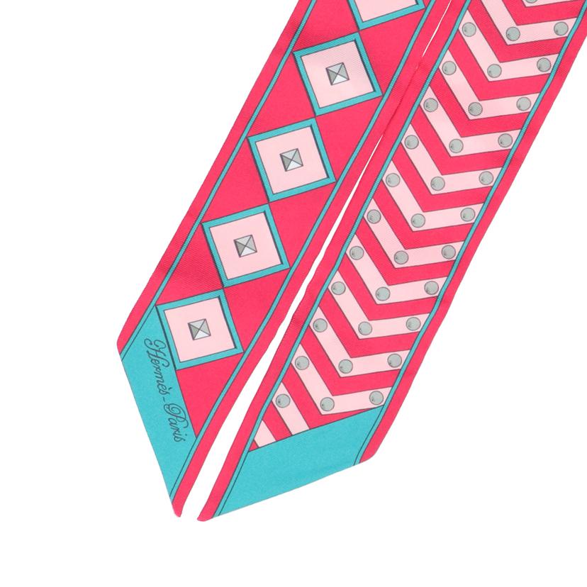 HERMES エルメス/ツイリー【犬と首輪】//Aランク/75