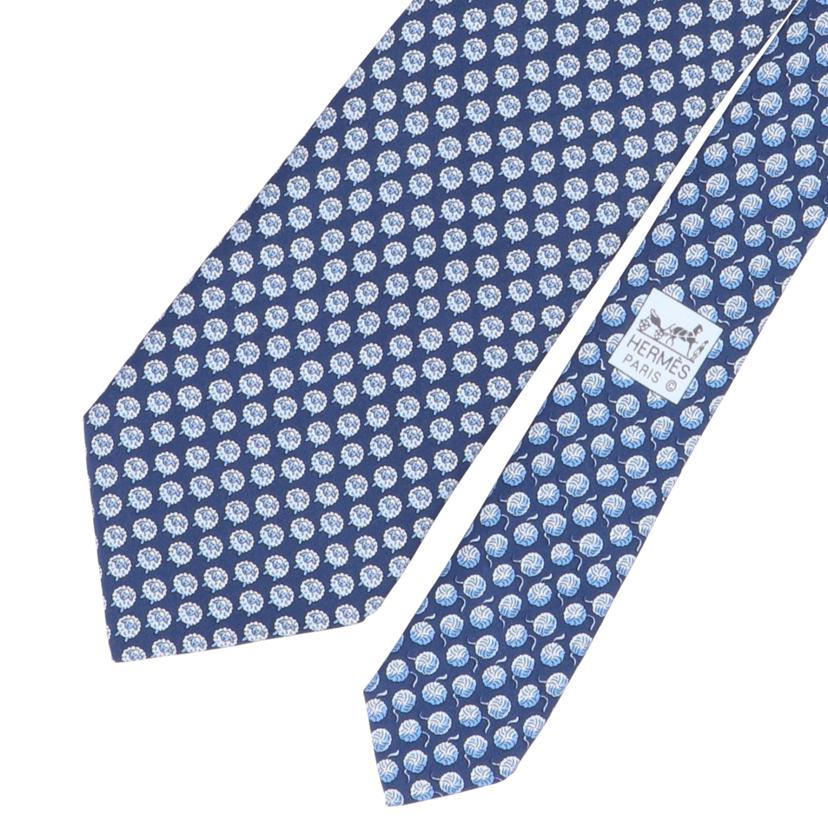 HERMES エルメス/シルクツイルタイ/ネクタイ【羊柄】/655630//Aランク/75