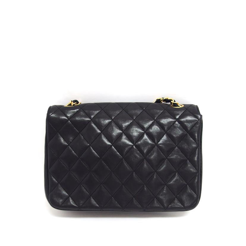 CHANEL シャネル ココマーク/マトラッセ/ラウンドフラップ/ラムチェーンショルダーバッグ/ブラック//077****/ABランク/04