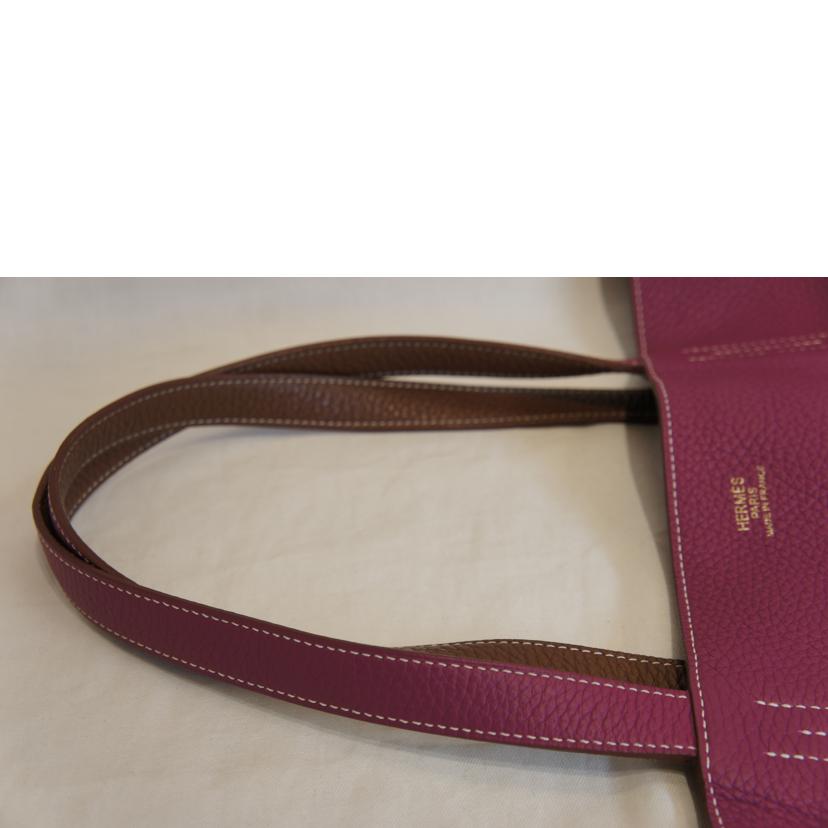 HERMES エルメス/ドゥブルセンス45/リバーシブルトート/トリヨンクレマンス/マロンドインディトスカ//□R/Aランク/92