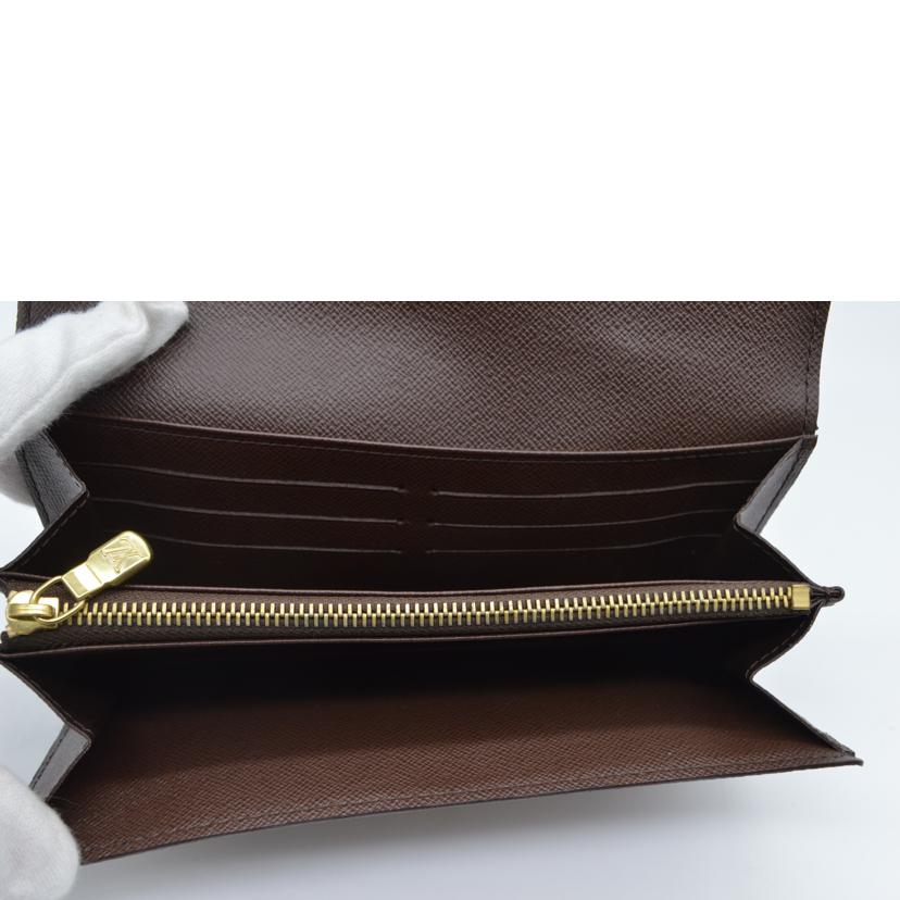 LV ルイヴィトン/ポルトフォイユ・サラ/ダミエ/エヌベ/N61734//CA2058/SAランク/89