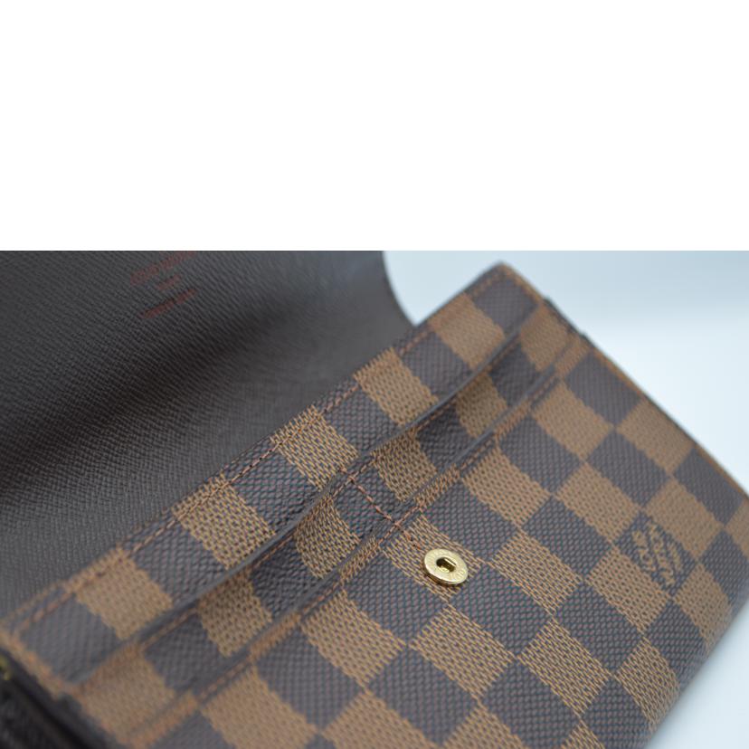 LV ルイヴィトン/ポルトフォイユ・サラ/ダミエ/エヌベ/N61734//CA2058/SAランク/89