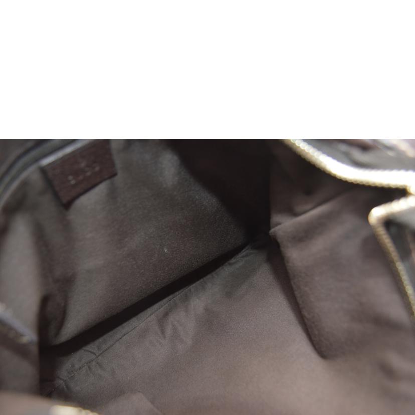 GUCCI グッチ/GGキャンバスシェリーラインレザーショルダー/204939//497***/ABランク/89