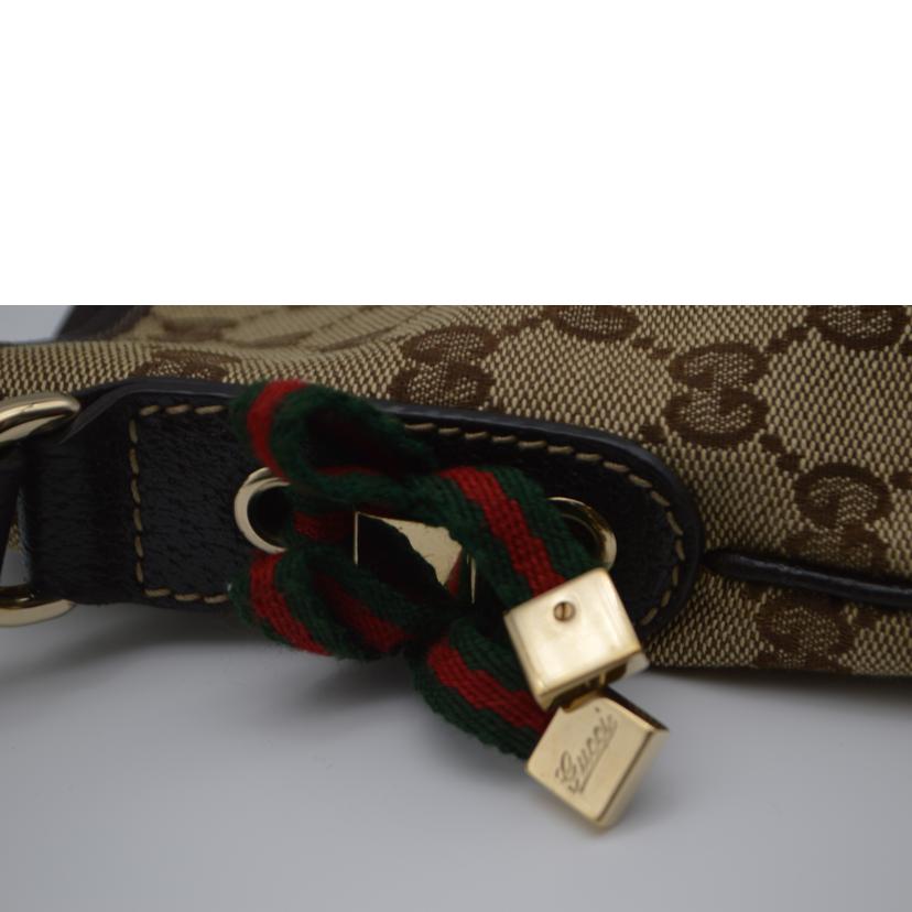 GUCCI グッチ/GGキャンバスシェリーラインレザーショルダー/204939//497***/ABランク/89