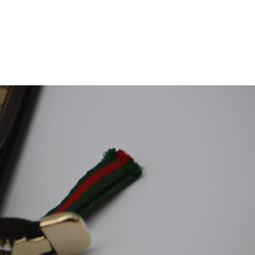 GUCCI グッチ/GGキャンバスシェリーラインレザーショルダー/204939//497***/ABランク/89