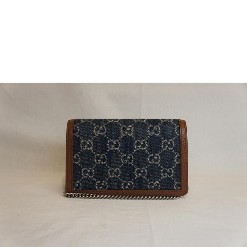 GUCCI グッチ/ディオニュソスGGデニムチェーンショルダー/476432//041*/SAランク/92