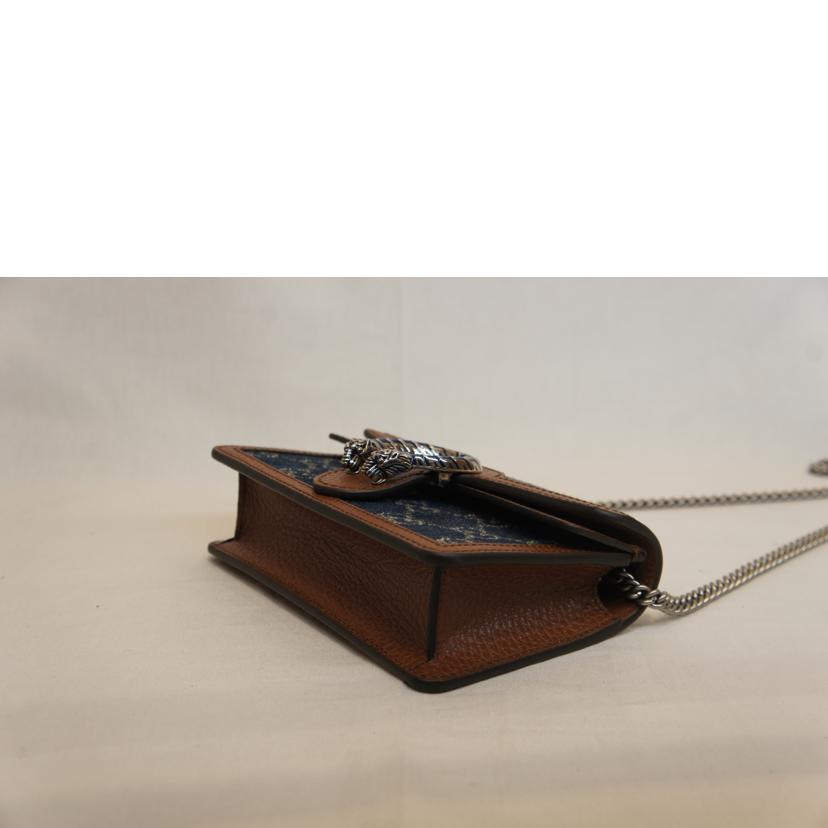 GUCCI グッチ/ディオニュソスGGデニムチェーンショルダー/476432//041*/SAランク/92