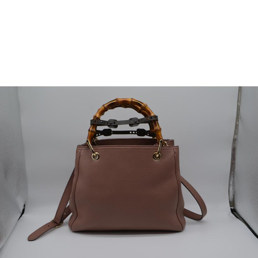 GUCCI グッチ/バンブースモールショッパー2wayレザーハンド/336032//520***/Aランク/89