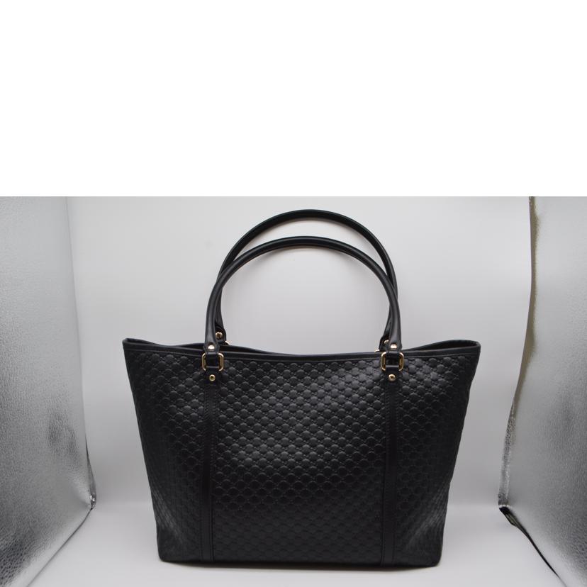 GUCCI グッチ/マイクログッチシマレザートート/ノワール/449647//527***/Aランク/89