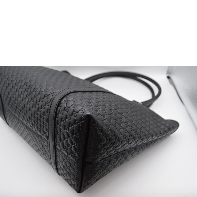 GUCCI グッチ/マイクログッチシマレザートート/ノワール/449647//527***/Aランク/89