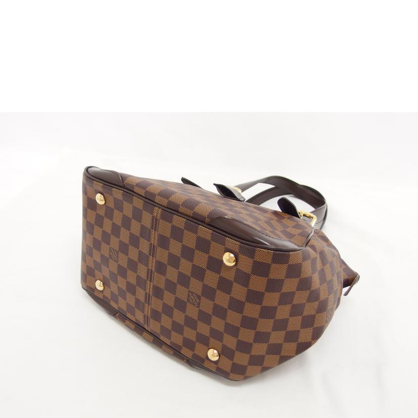 LV ルイ・ヴィトン ビトン ダミエ・エベヌ 市松模様 ブラウン 茶 ショルダーバッグ ハンドバッグ トートバッグ ブラウン 定番 肩がけ/ヴェローナMM/ダミエ/エベヌ/N41118//DU1***/Aランク/04