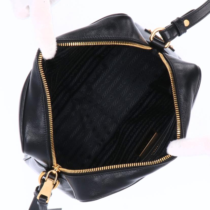 PRADA プラダ/GLACE'CALF NERO/1BH089//158/Aランク/75