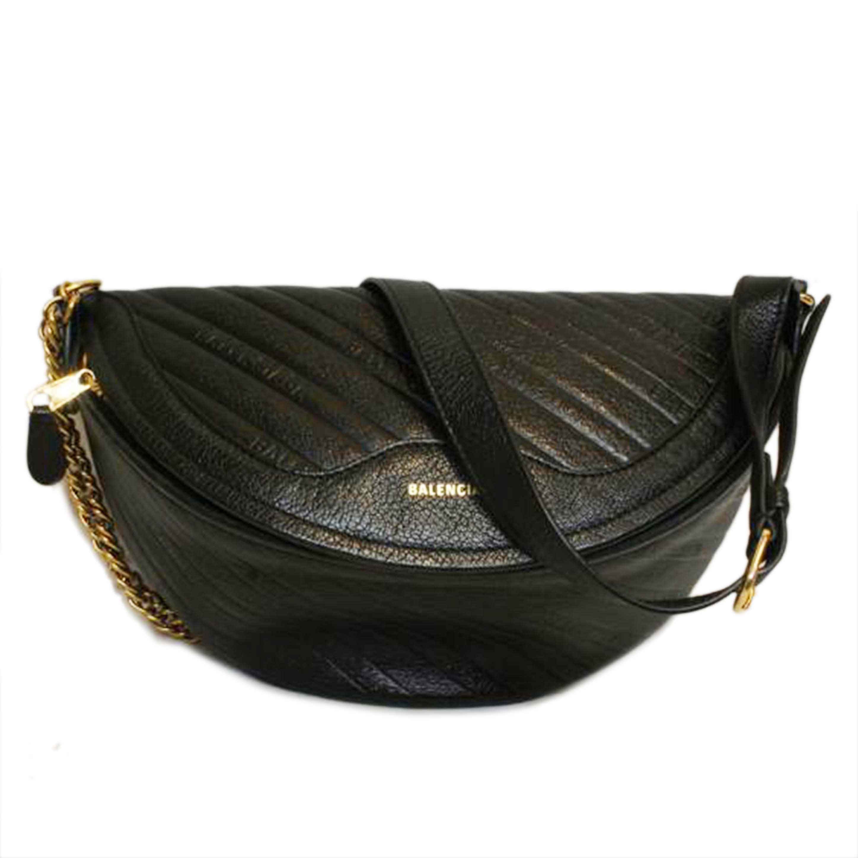 BALENCIAGA バレンシアガ/キルティングレザースモールベルトバッグボディバッグ/551550//SAランク/92