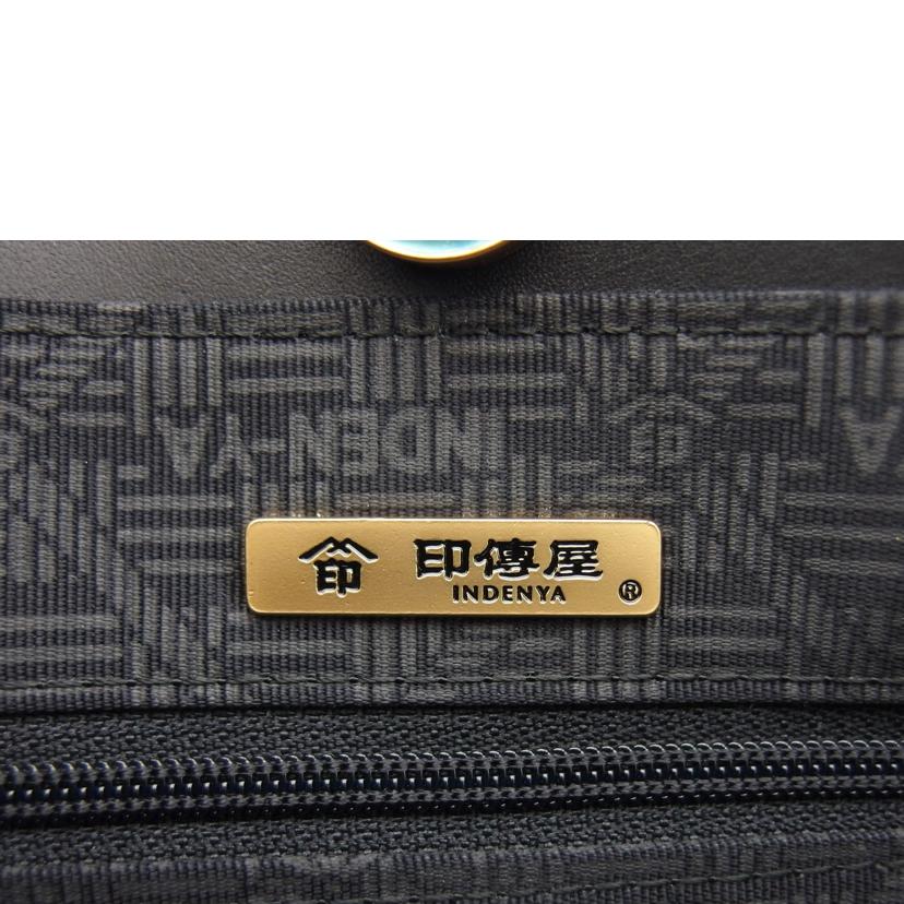 INDENYA 印伝屋/巾着ショルダーバッグ/葉唐草//ABランク/04